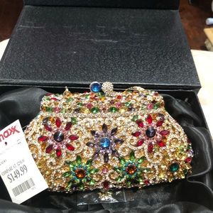 Beautiful jeweled purse never used